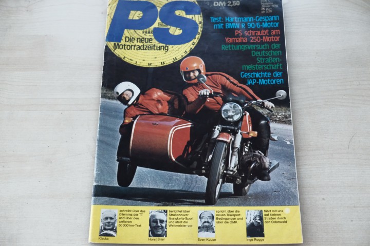 Deckblatt PS Sport Motorrad (01/1975)